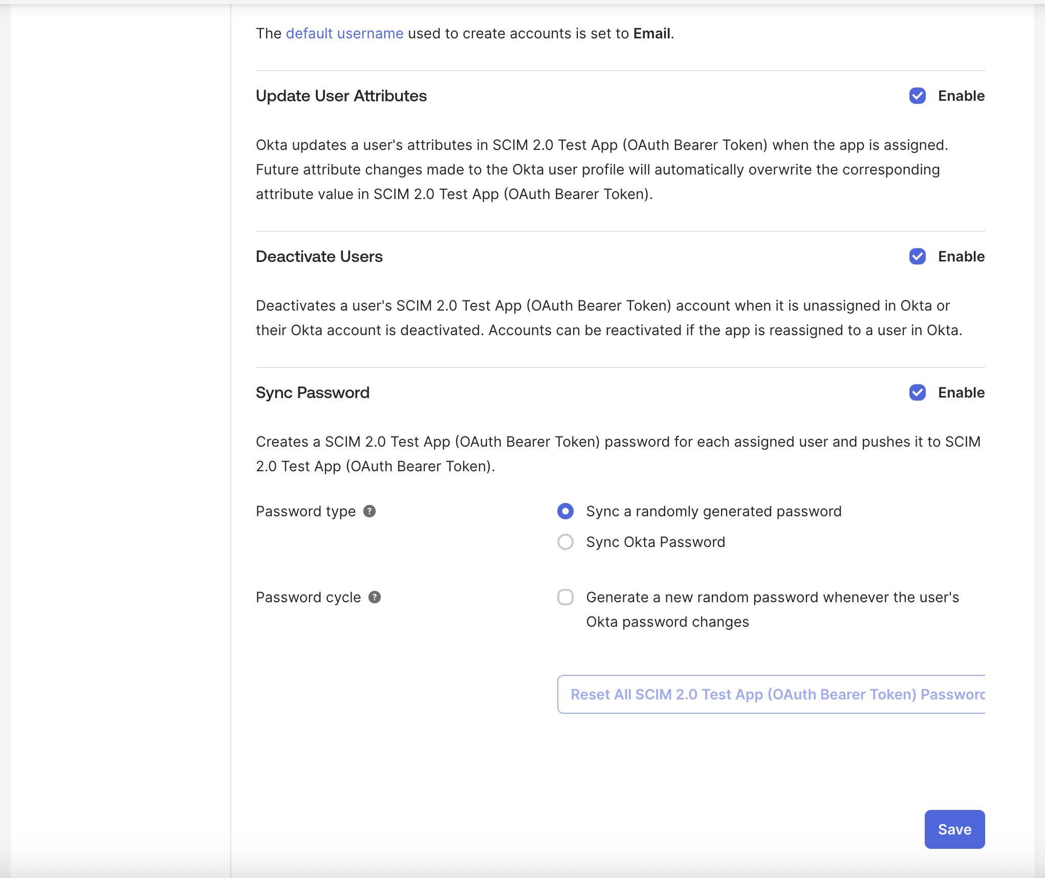 Testomatio - Okta SCIM Integration